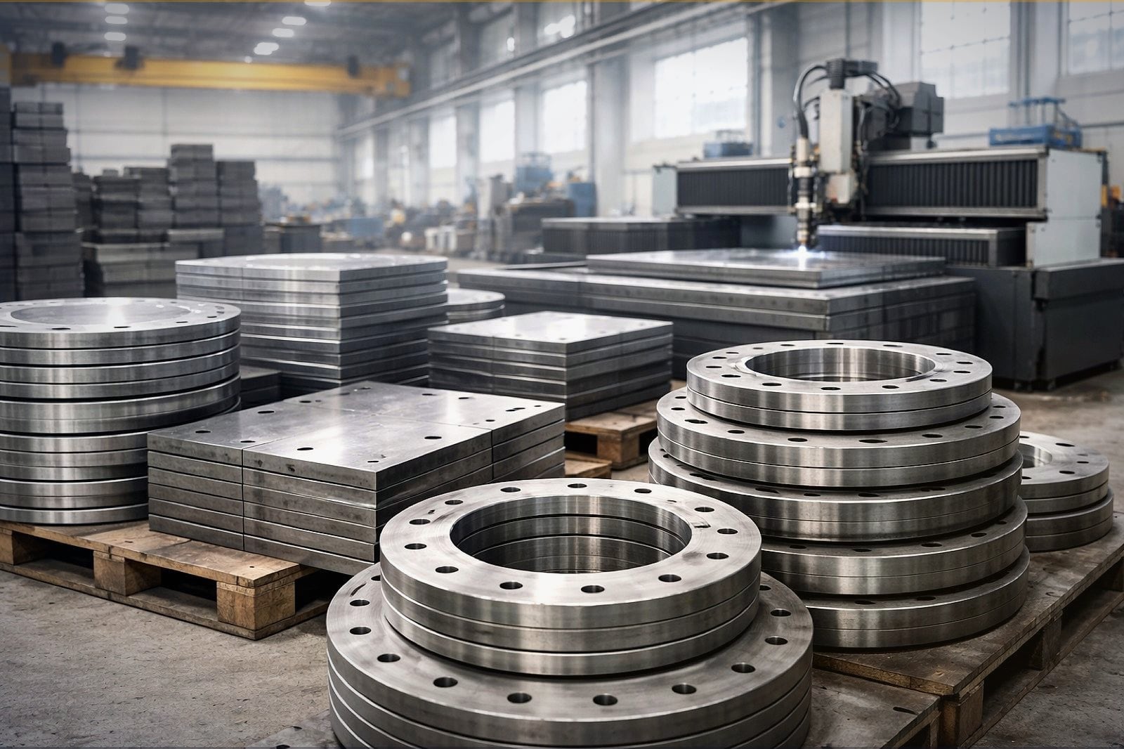 Regal Profile mild steel plate cutting workshop in Darukhana Mumbai